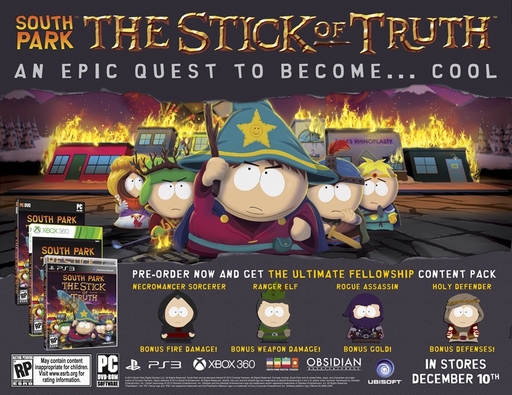 Новости - Волшебный пост - подробности о South Park: The Stick of Truth